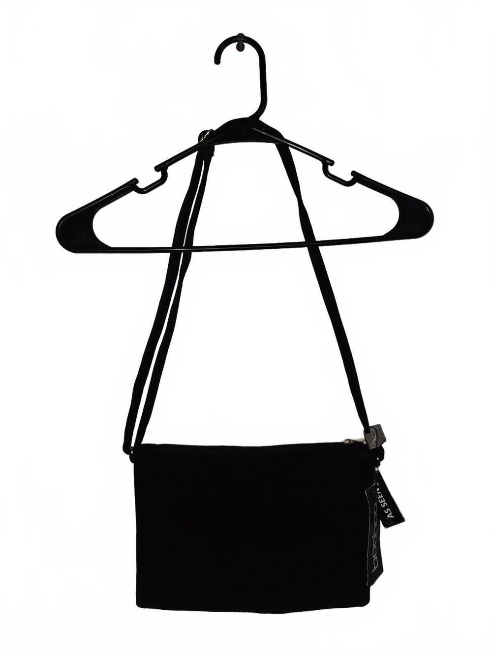 AS By DF Black Suede Crossbody Bag - Picture 2 of 6